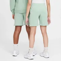 Nike Sportswear Club Fleece Big дитячі French Terry шорти колір зелений