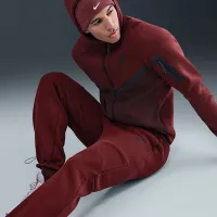 Nike Tech чоловічі Open-Hem Fleece Pants колір червоний