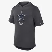 Dallas Cowboys мужские Nike Dri-FIT NFL Hooded футболка цвет серый