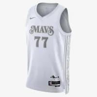Luka Dončić Dallas Mavericks 2024/25 City Edition чоловічі Nike Dri-FIT NBA Swingman Jersey колір білий