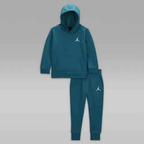 Nike Jordan MJ Essentials Fleece Pullover набор Baby 2-Piece Толстовка с капюшоном набор цвет зеленый