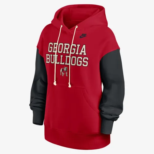 Georgia Legacy Phoenix женская Nike College Pullover Толстовка с капюшоном цвет красный
