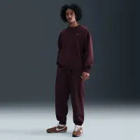 Nike Solo Swoosh мужские Cuffed Fleece Pants цвет красный