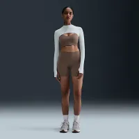 Nike Zenvy женская Dri-FIT Long-Sleeve Shrug Top цвет белый