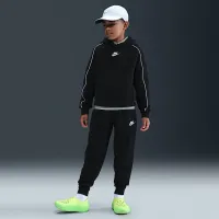 Nike Sportswear Club Fleece Big детские Hooded Tracksuit цвет черный