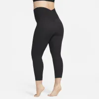 Nike Zenvy (M) жіноча Gentle-Support З високою талією 7/8 лосіни з кишенями(Maternity) колір чорний