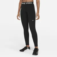 Nike Pro жіноча Mid-Rise Mesh-Paneled лосіни колір чорний