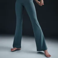 Nike Zenvy жіноча З високою талією Flaколір червоний лосіни блакитний