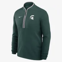 Michigan State Spartans Victory чоловічі Nike Dri-FIT College 1/2-Zip Long-Sleeve Top колір зелений