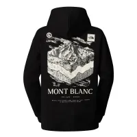 Кофта/футболка The North Face Topographic Толстовка з капюшоном 0A89CPJK31 - Чорна