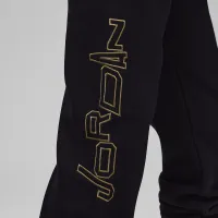 Nike Jordan Take Flight цвет черный and Gold Fleece Pants Big Kids Pants цвет черный