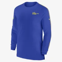 Los Angeles Rams Sideline Coach чоловічі Nike Dri-FIT NFL Long-Sleeve Top блакитний