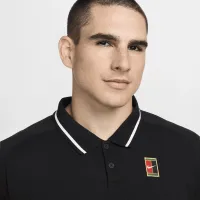 NikeCourt Heritage чоловічі Tennis Polo колір чорний