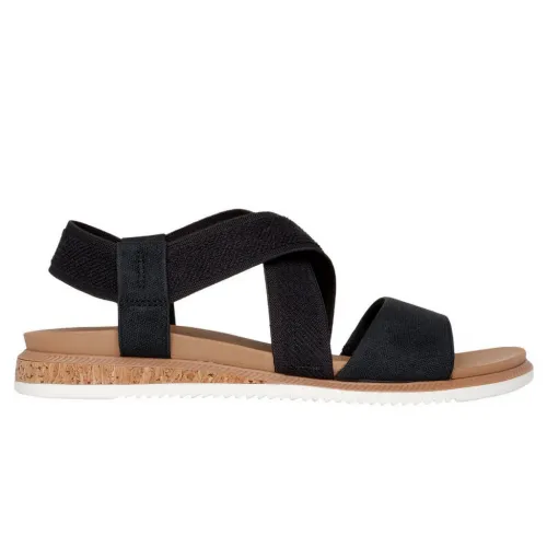 Кроссовки Сандали Женские Skechers BOBS Desert Kiss Low (114705-BLK)