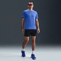 Nike AeroSwift чоловічі Dri-FIT ADV Short-Sleeve Running Top блакитний