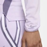 Nike женская Dri-FIT Long-Sleeve Warm-Up баскетбольные Top цвет фиолетовый