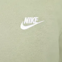 Nike Sportswear Club мужские Brushed-Back 1/2-Zip Pullover цвет зеленый