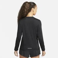 Nike Dri-FIT Swift Element UV жіноча Crew-Neck Running Top колір чорний
