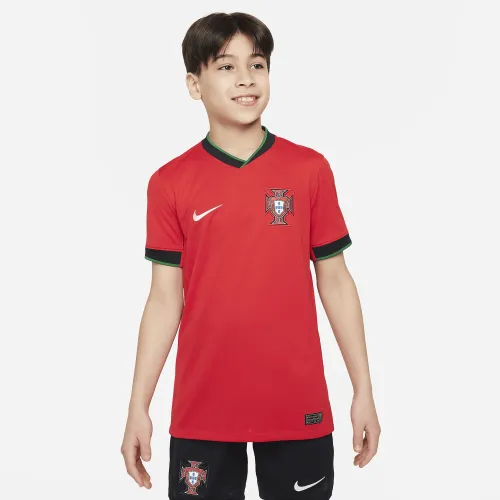Portugal (чоловічі Team) 2024/25 Stadium Home Big дитячі Nike Dri-FIT Soccer Replica Jersey колір червоний