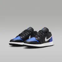 Nike Air Jordan 1 Low Big детские Кроссовки цвет черный
