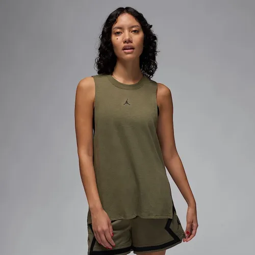 Nike Jordan Sport женская Diamond Tank Top цвет зеленый