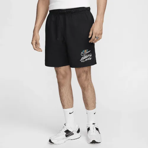 Nike Club мужские Woven Flow шорты цвет черный