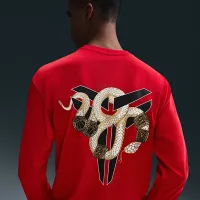 Nike Kobe мужские Max90 Long-Sleeve футболка цвет красный