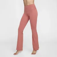 Nike Zenvy жіноча З високою талією Flaколір червоний лосіни Pink