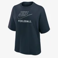 Nike Swoosh женская Pickleball Boxy футболка синий