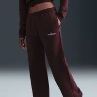 Nike Sportswear Phoenix Fleece женская Straight-Leg Sweatpants цвет красный