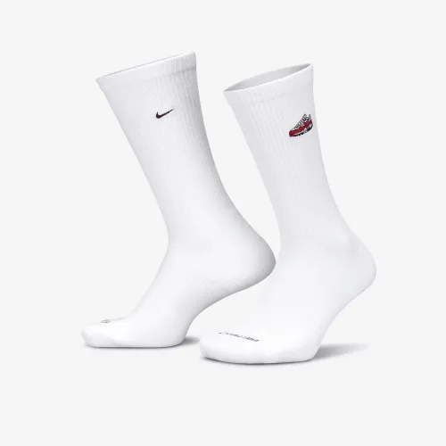 Nike Everyday Plus Cushioned Crew шкарпетки (1 пара) колір білий