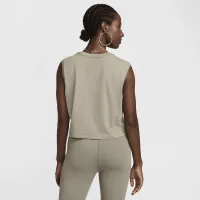 Nike Sportswear Club жіноча Sleeveless Cropped Top колір зелений