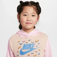 Nike Little детские 2-Piece Keep Climbing French Terry Pullover Толстовка с капюшоном набор Pink