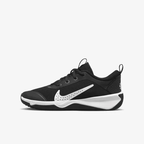 Nike Omni Multi-Court Big дитячі Indoor Court Кросівки колір чорний
