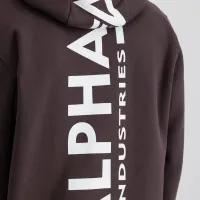Кофта/футболка Alpha Industries Back Print 178318696 - коричневая