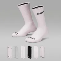 Nike Jordan Legend Big дитячі Crew шкарпетки (6 пар) Pink