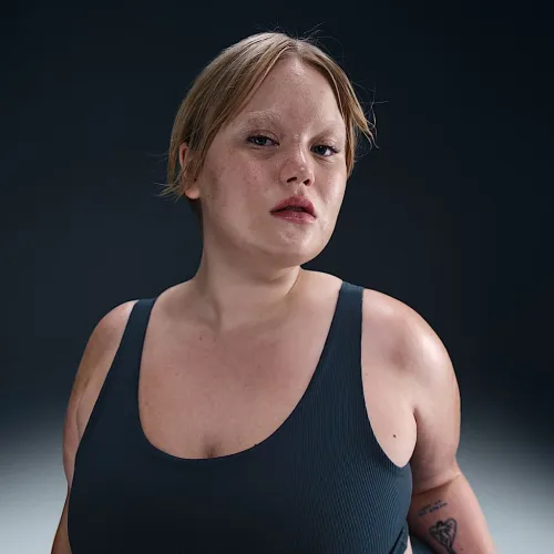 Nike Zenvy Rib жіноча Light-Support Non-Padded Longline Sports Bra (великі розміри) блакитний