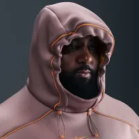 Nike Project F.R.O.G. мужские Pullover Толстовка с капюшоном Pink