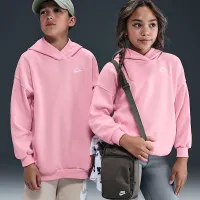 Nike Sportswear Club Fleece Big детские оверсайз Pullover Толстовка с капюшоном Pink