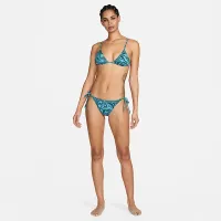 Nike Swim Swirl женская String Bikini Top синий