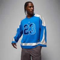 Nike Jordan Brooklyn мужские Collegiate Hockey Jersey синий