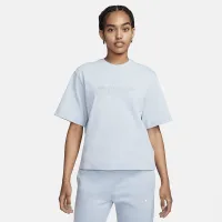 Nike Sportswear Heritage женская Boxy Tee Blue