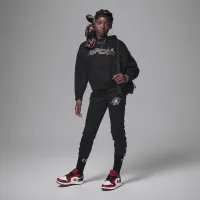 Nike Jordan Take Flight Snap Fleece Pants Big Kids Pants цвет черный