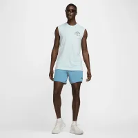 Nike чоловічі Dri-FIT Sleeveless Running футболка блакитний