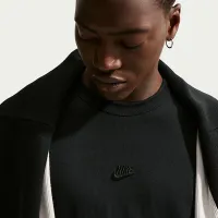 Nike Sportswear Premium Essentials мужские Long-Sleeve футболка цвет черный