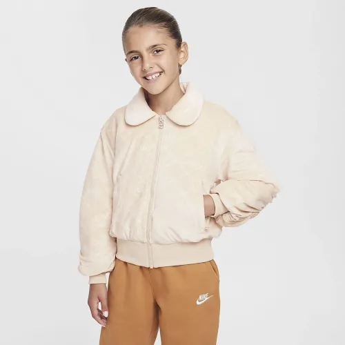 Nike Sportswear Big дитячі (Girls') Куртка колір коричневий