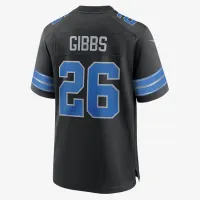 Jahmyr Gibbs Detroit Lions чоловічі Nike NFL Game Football Jersey колір чорний