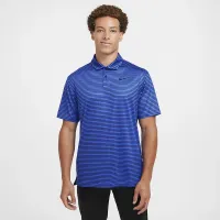 Nike Tour чоловічі Dri-FIT Striped для гольфу Polo блакитний