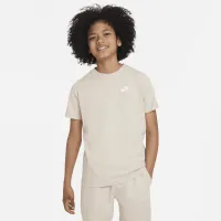 Nike Sportswear Big детские футболка цвет коричневый