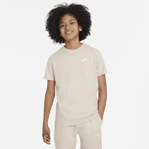 Nike Sportswear Big дитячі футболка колір коричневий